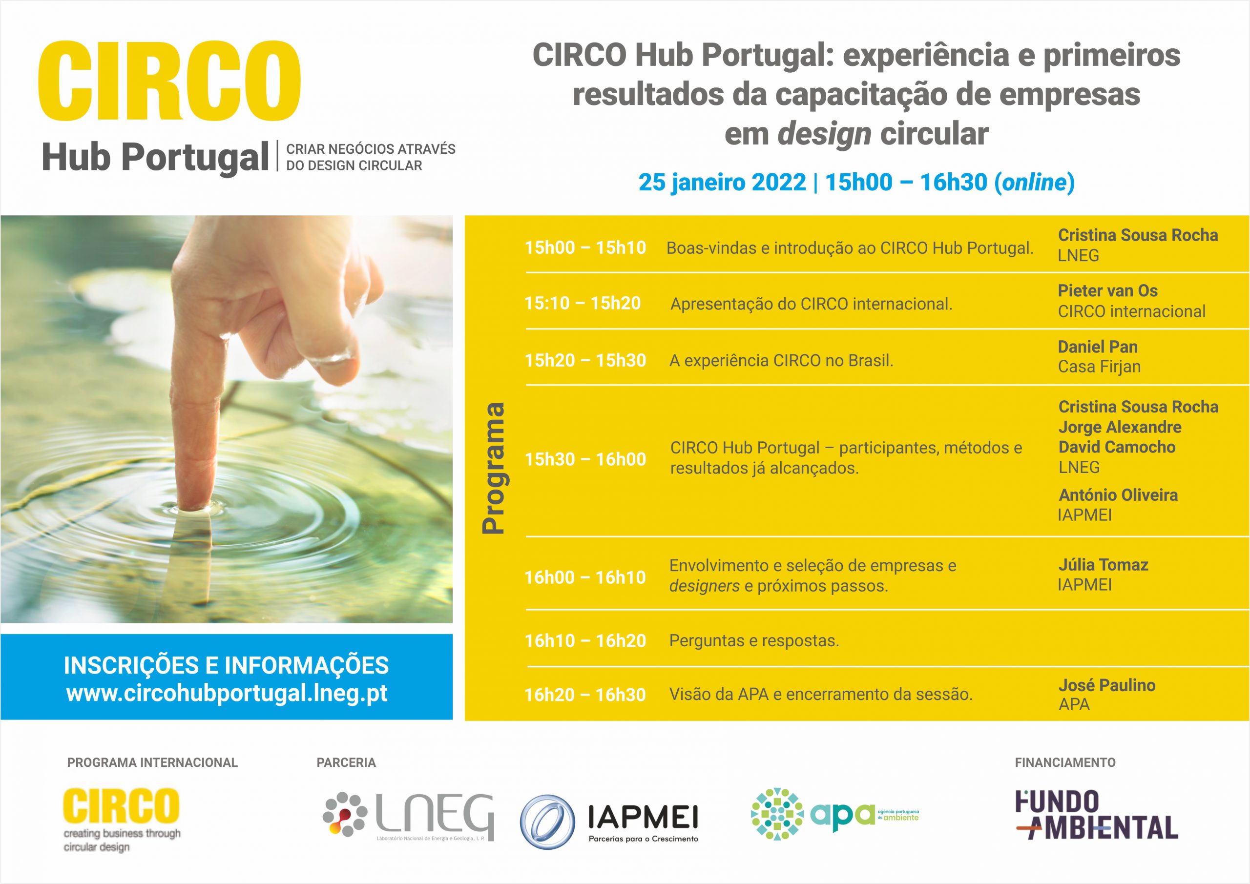 CIRCO Hub Portugal - programa do Evento de disseminação do projeto CIRCO Hub Portugal_2b